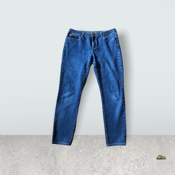 Michael Kors MK size 6 Skinny Mid-rise Blue Jeans - Picture 1 of 10
